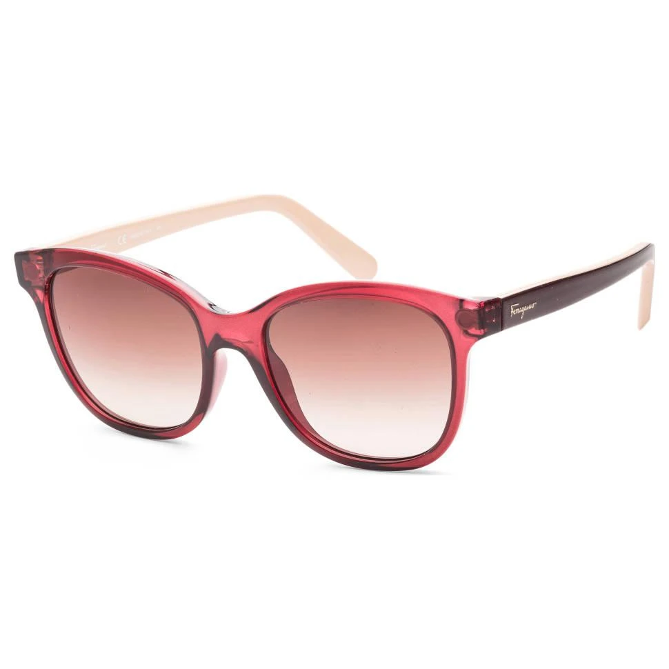 Salvatore Ferragamo Ferragamo Women's Purple Rectangular Sunglasses 1