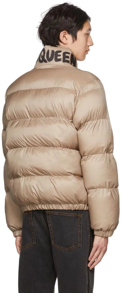 Alexander McQueen Beige Graffiti Jacket 3