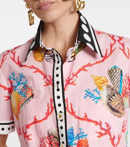 Dolce 
Gabbana Capri printed cotton playsuit 4