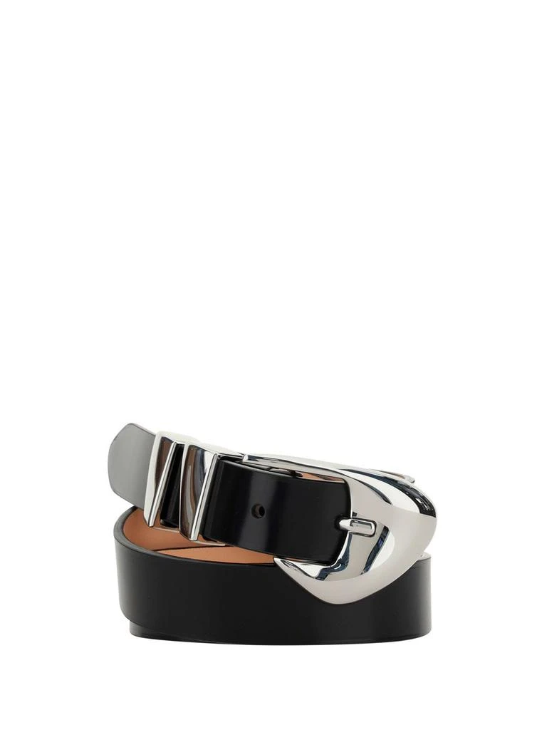 By Far Duo Belt - Grey - Croc Leather - NWT Shop Duo Belt - Grey - Croc Leather on Sale at BeyondStyle  main image 4