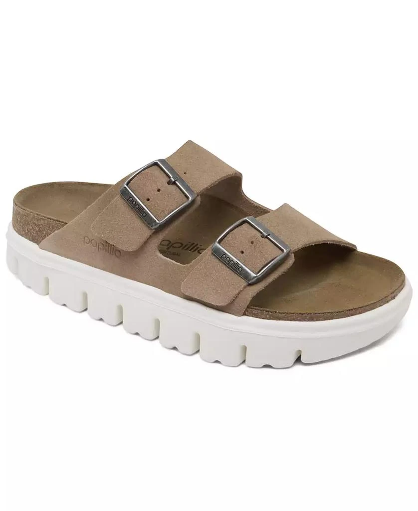 Birkenstock Women's Arizona Chunky Suede Leather Platform Sandals from Finish Line 1