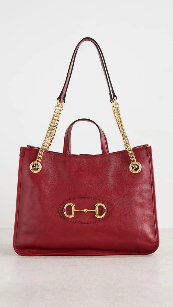 Shopbop Archive Gucci Horsebit Tote, Calfskin Leather 1