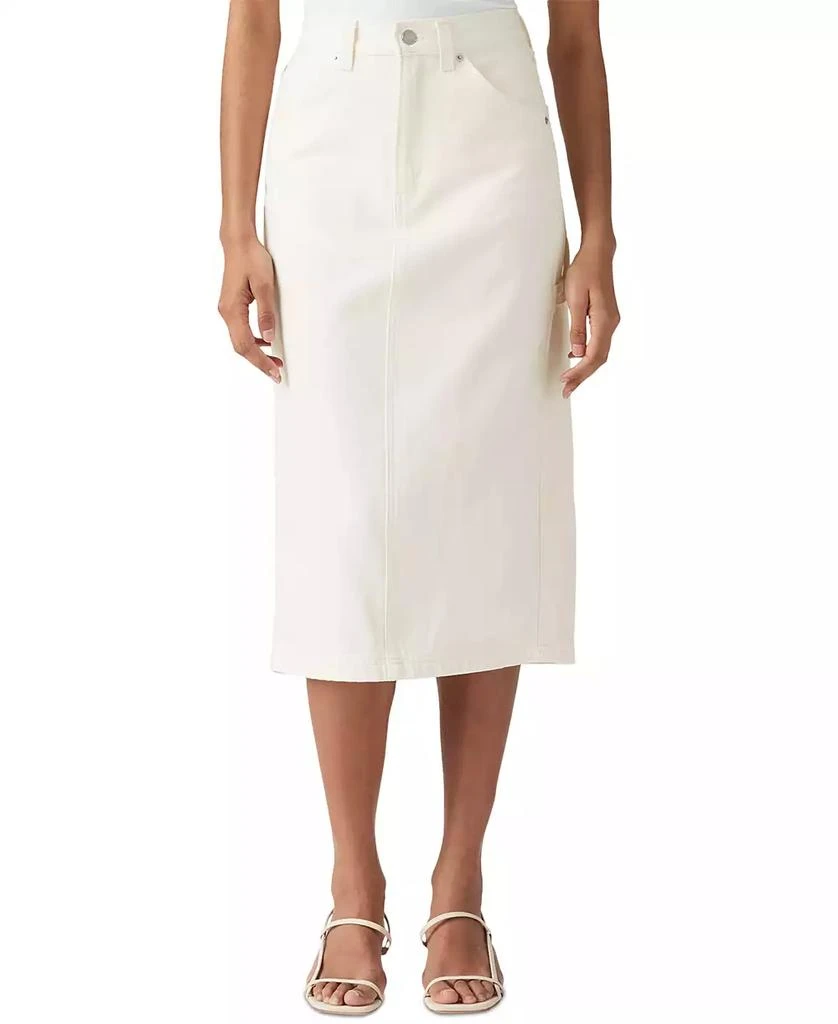 Levi's Women's Cotton High-Rise Back-Slit Denim Skirt 1