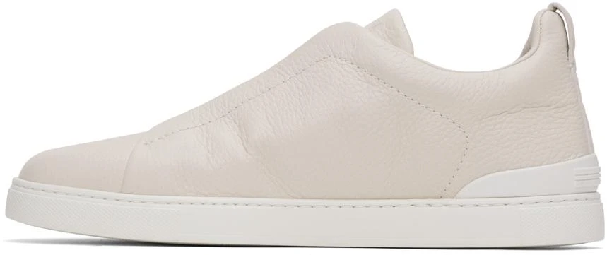 Zegna Off-White Triple Stitch Sneakers 3
