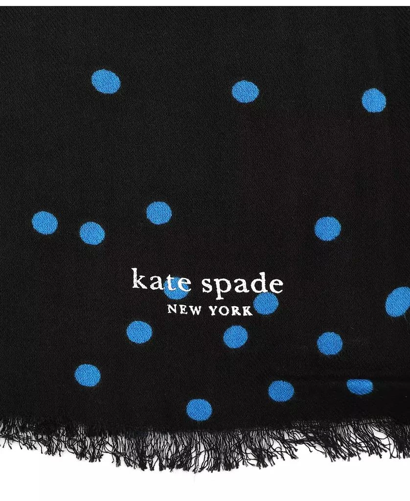 Kate Spade Scatter Dot Wool Oblong Scarf 6