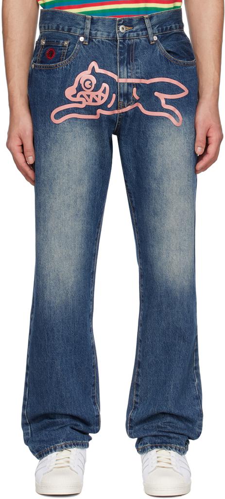 ICECREAM Indigo Running Dog Jeans