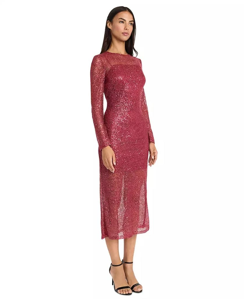 Donna Morgan Women's Sequined Midi Dress 7
