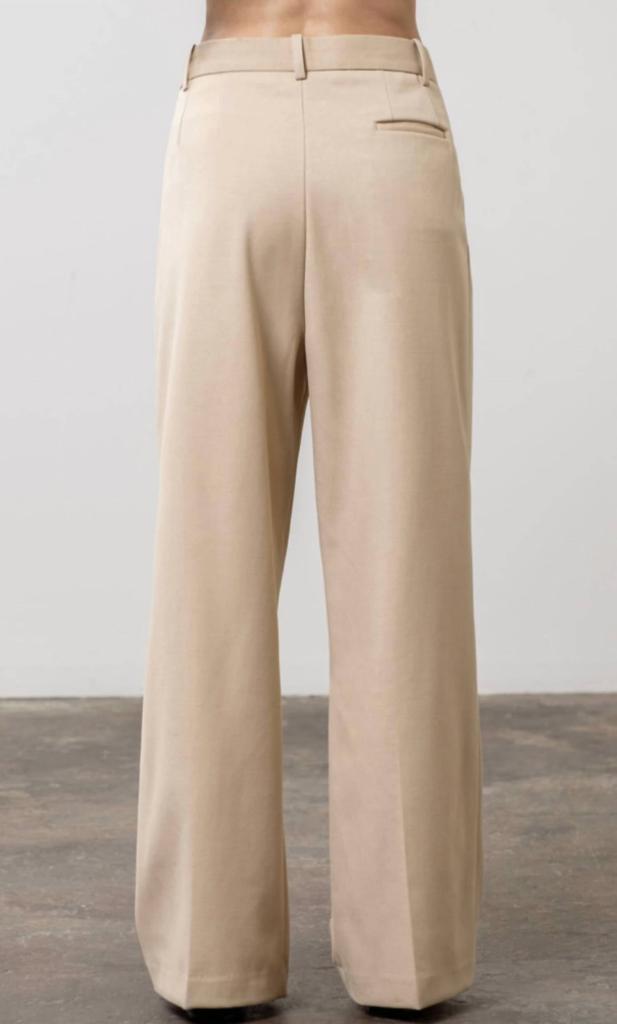 Moon River Moon River - Women's Pleated Pants