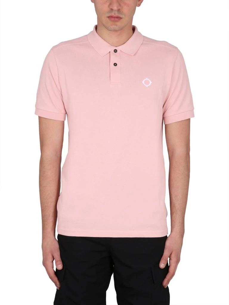 Ma.strum Ma.strum Logo Embellished Polo Shirt 1