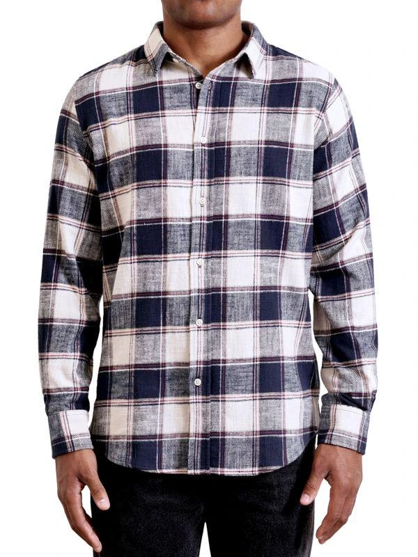 Hyden Yoo Graham Slim Fit Plaid Flannel Shirt 1