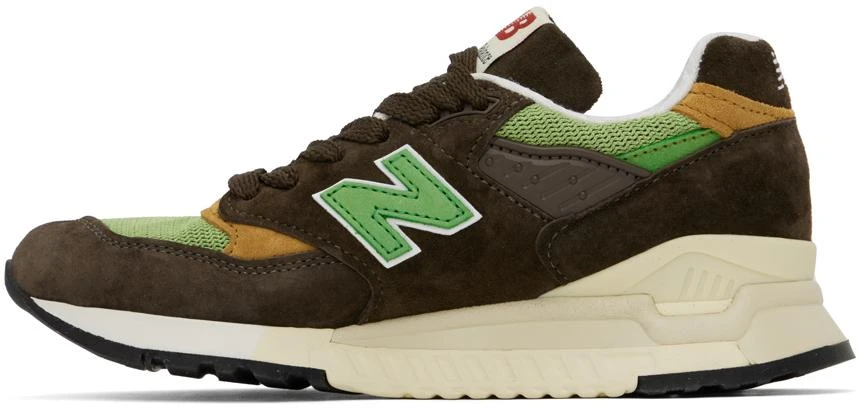 New Balance Brown & Green Made in USA 998 Sneakers 3