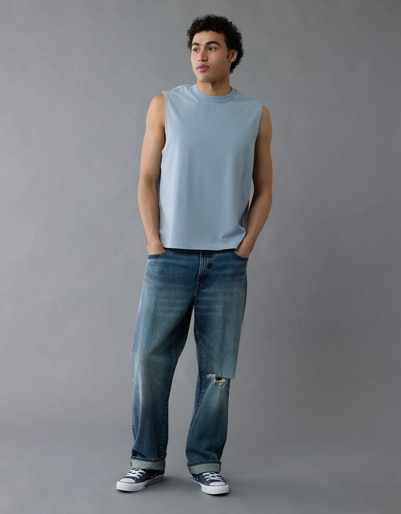 AE AE Boxy Sueded Jersey Tank Top