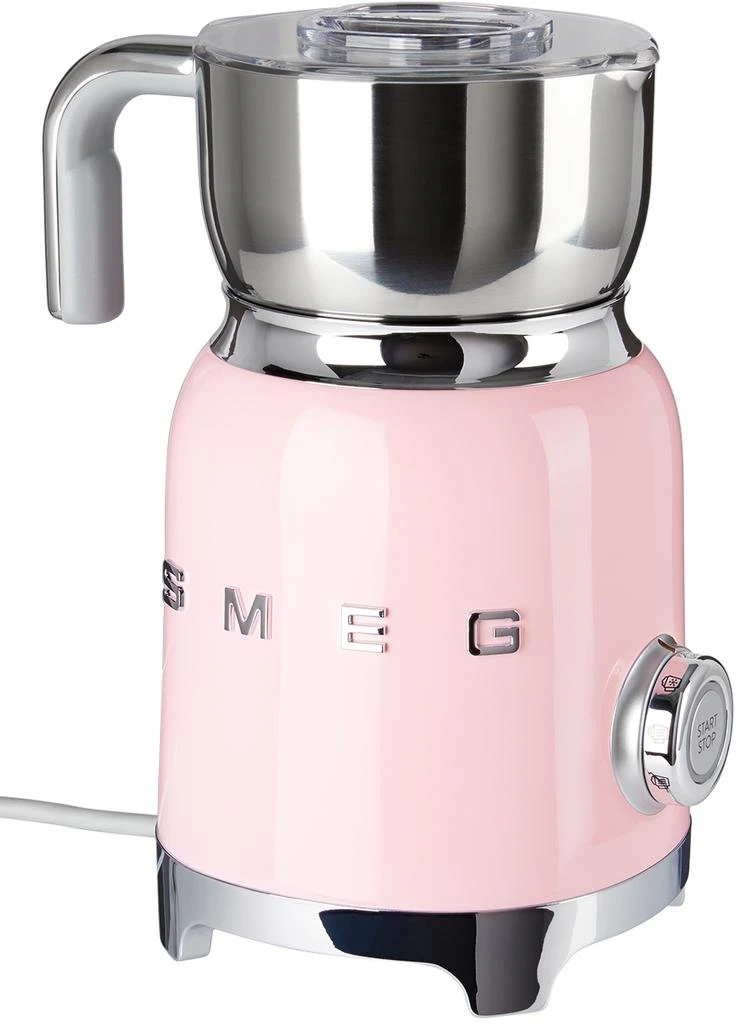 SMEG Pink Retro-Style Milk Frother 2