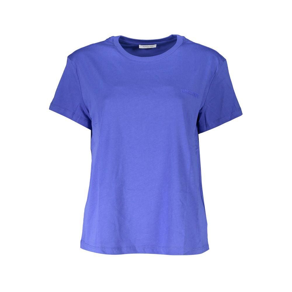 PATRIZIA Chic Crew Neck Logo Tee in Organic Women's Cotton