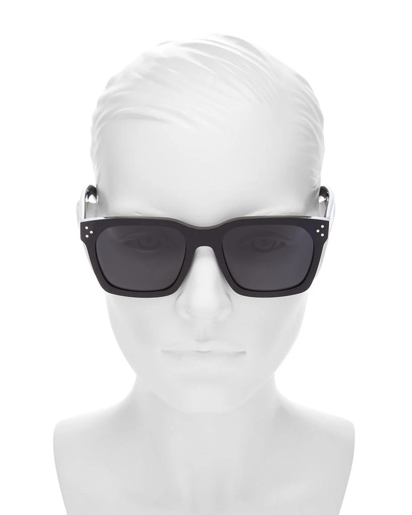 Celine Bold 3 Dots Geometric Sunglasses, 54mm 2