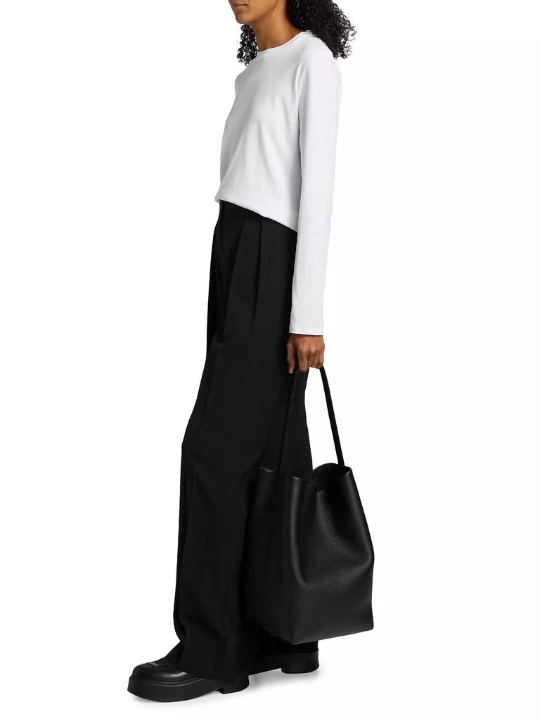 The Row Large Park North/South Leather Tote 2