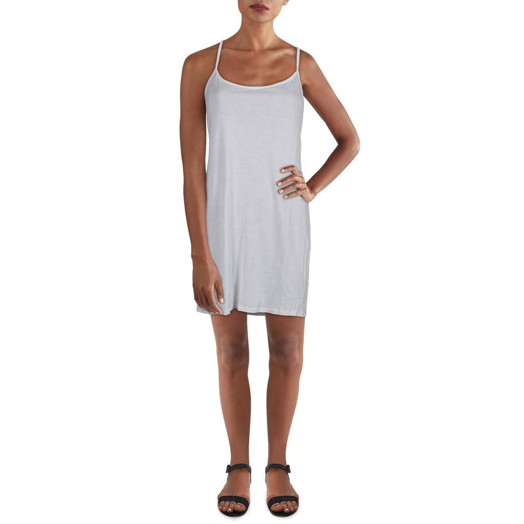 Heather Henley Womens Casual Midi Shift Dress