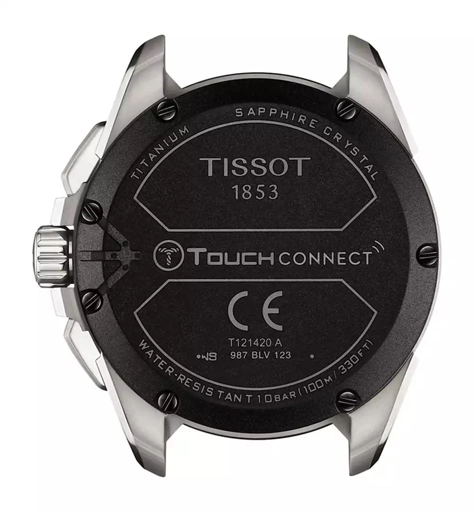 Tissot Men
s Swiss T-Touch Connect Solar Black Rubber Strap Smart Watch 48mm 3