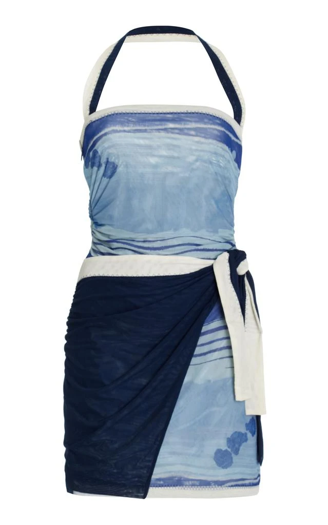 SIR. SIR - Breeze Printed Mini Dress - Blue - 3 - Moda Operandi 1