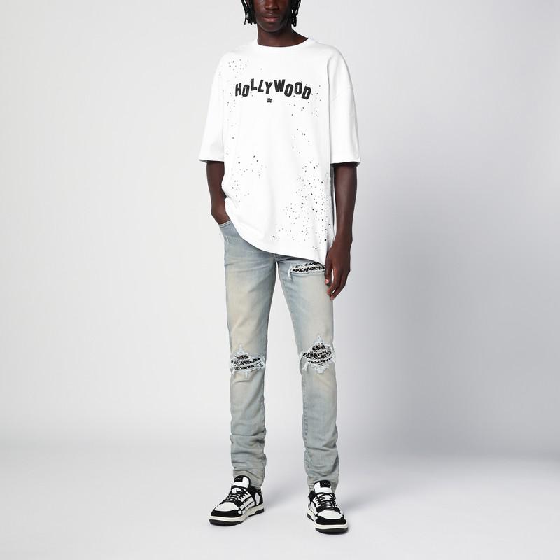 VIP価格☆【AMIRI】HOLLYWOOD SHOTGUN オーバーサイズTシャツ AMIRI Oversize Hollywood Shotgun t-shirt white - T-Shirts