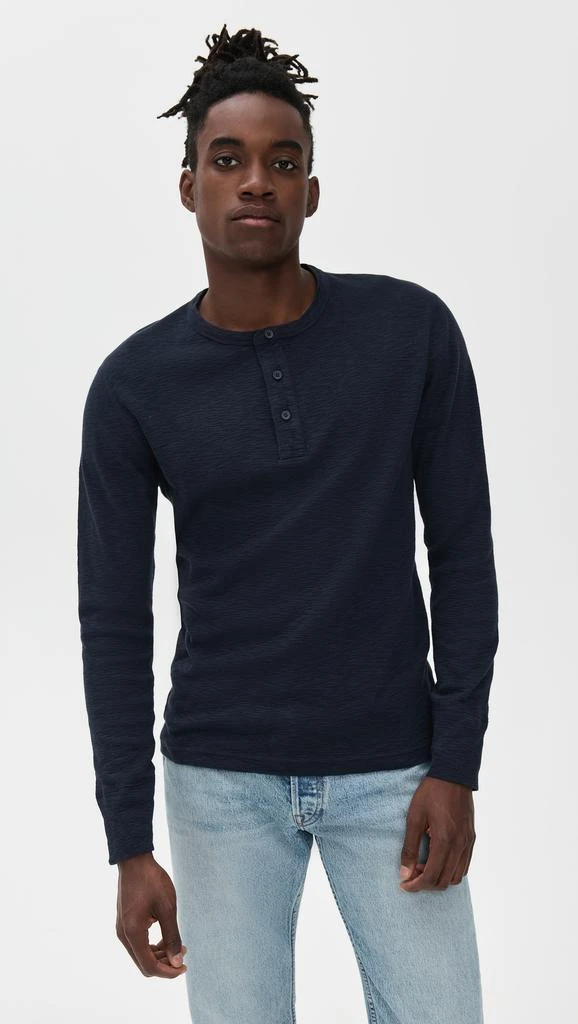 REIGNING CHAMP 1x1 Slub Slim Henley 6