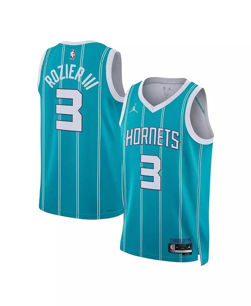 Jordan Men's and Women's Terry Rozier Teal Charlotte Hornets Swingman Jersey - Icon Edition 1