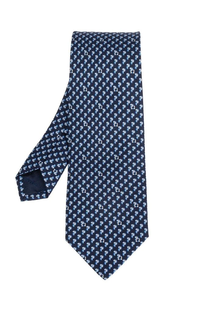 Salvatore Ferragamo Ferragamo Parrot Printed Tie 1