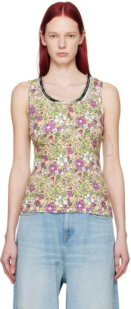 Martine Rose Multicolor Floral Tank Top 1