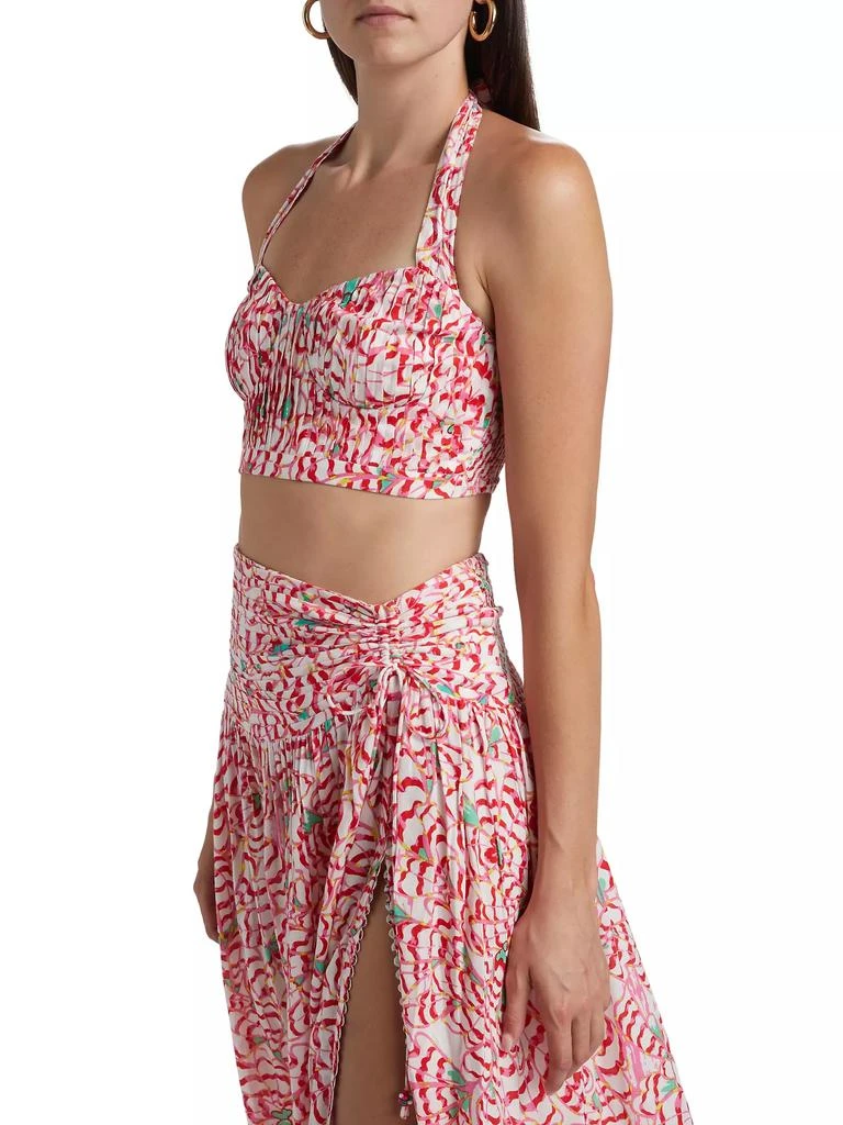Poupette St Barth Carla Convertible Cropped Top 4