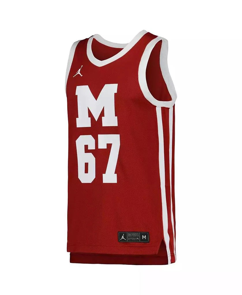 Jordan Men's Maroon Morehouse Maroon Tigers Replica Basketball Jersey 2