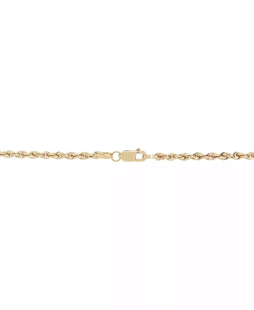 Macy's 14k Gold Diamond-Cut Rope Chain 18" Necklace (2-1/2mm) 5