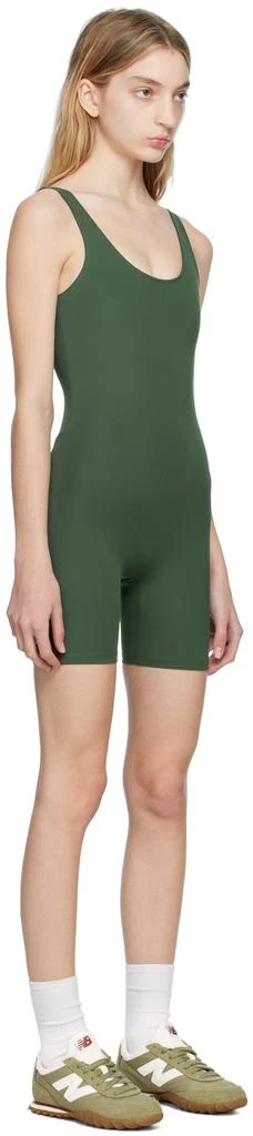 Girlfriend Collective Green Bike Unitard 2