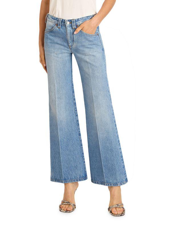 Victoria Beckham Edie High-Rise Wide-Leg Jeans