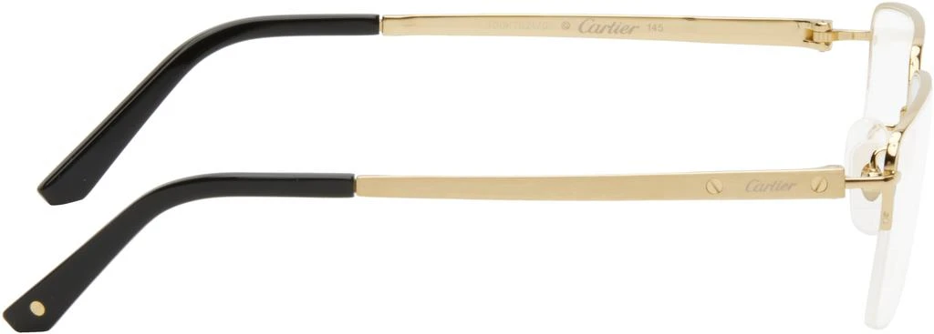 Cartier Gold 'Santos de Cartier' Glasses 2