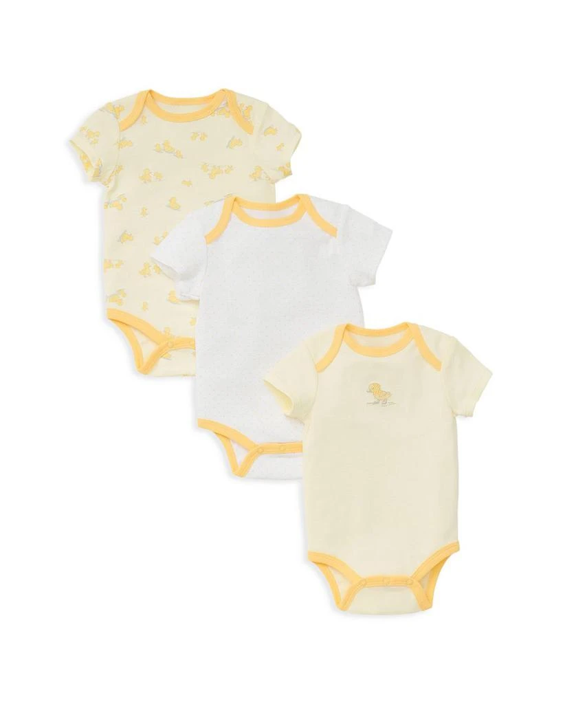Little Me Unisex Little Ducks Bodysuit, 3 Pack - Baby 1