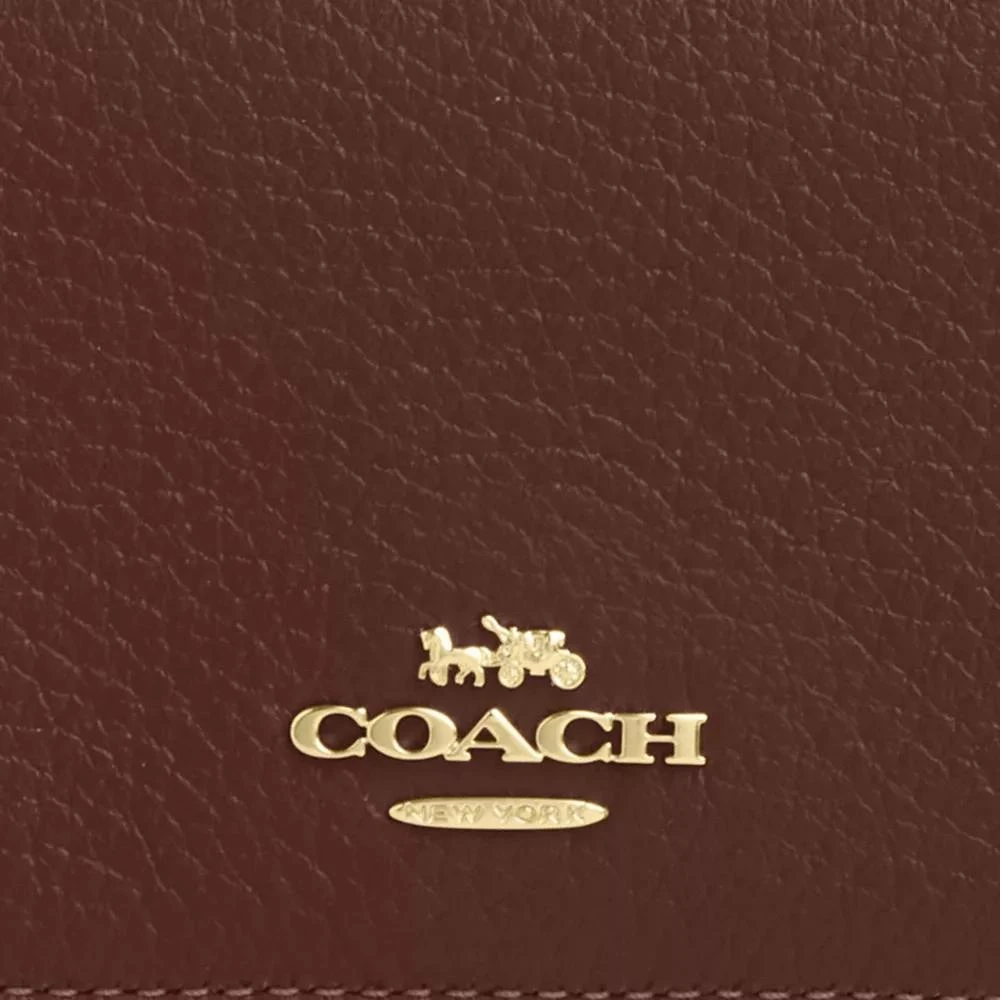 Coach Card Holder Wallet In Signature Canvas 6