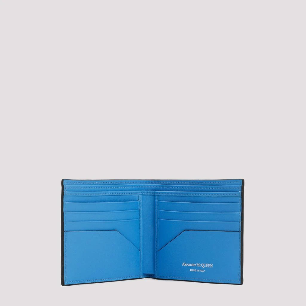 Alexander McQueen Black Leather Bifold Wallet 5