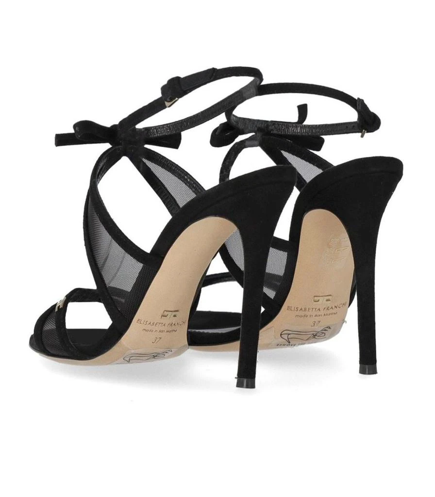 ELISABETTA FRANCHI Elisabetta Franchi Black Heeled Sandal With Bow 4