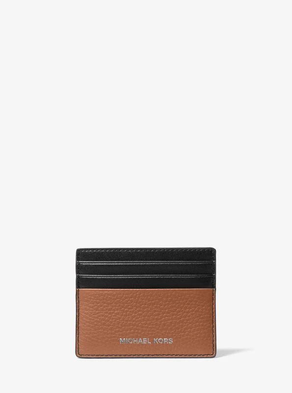 Michael Kors Hudson Pebbled Leather Card Case 1