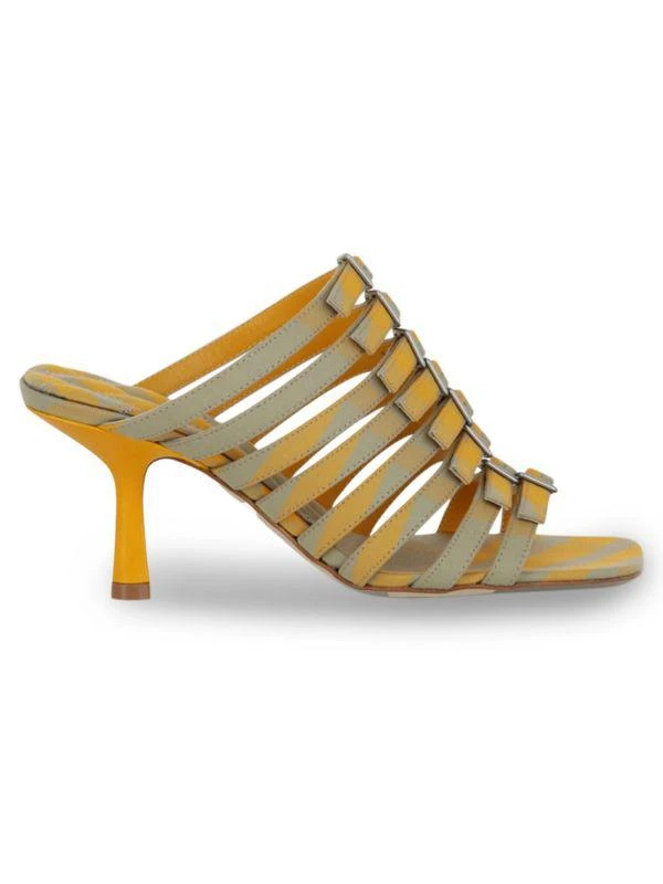 Burberry 76MM Stiletto Heel Strappy Sandals 1