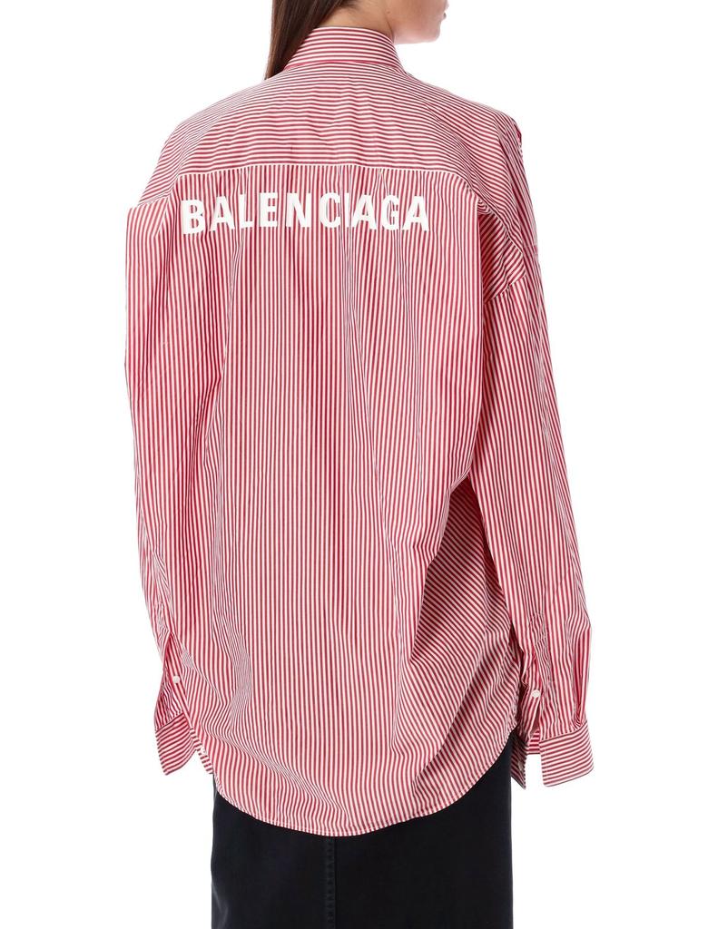 Balenciaga Striped Oversized Shirt – On Sale Now with Up to