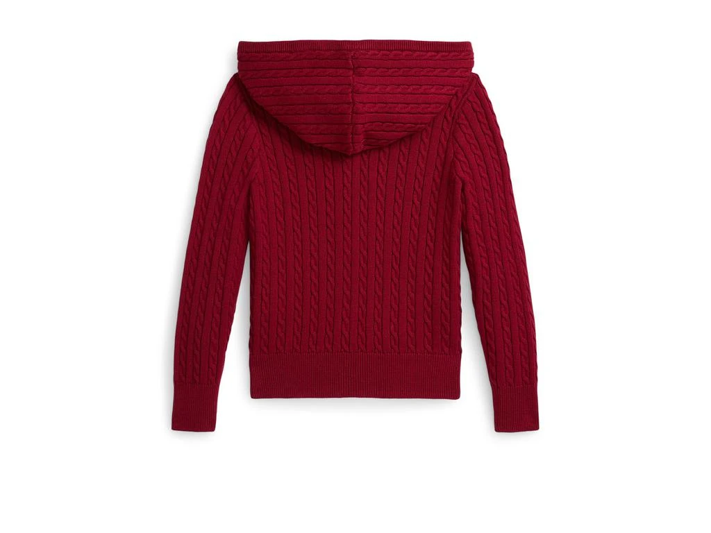 Ralph Lauren Polo Bear Cotton Full Zip Sweater (Toddler/Little Kid) 2