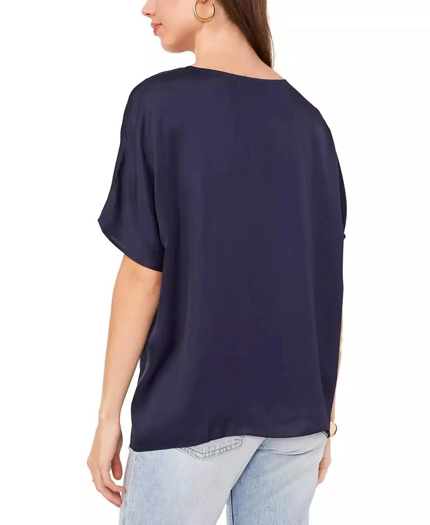 Vince Camuto Women's Satin Dolman-Sleeve Top 2