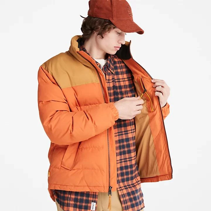 Timberland Welch Mountain Puffer Jacket for Men in Orange 5