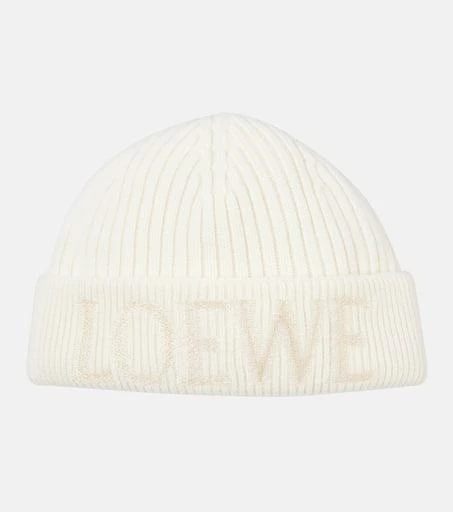 Loewe Logo wool beanie 1