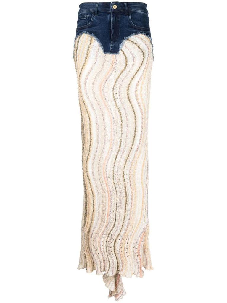 Vitelli Vitelli Denim Mermaid Skirt
