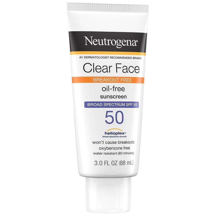 Neutrogena Clear Face Liquid Lotion Sunscreen With SPF 50 8