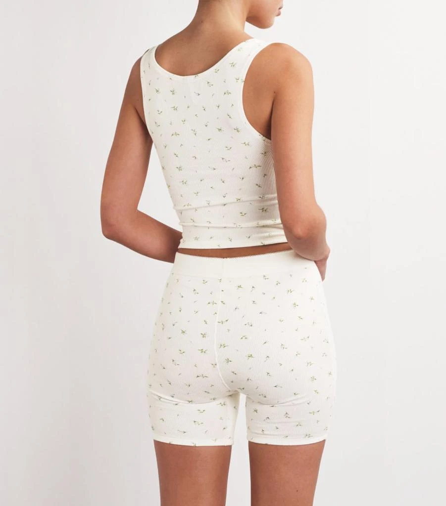 SKIMS Cotton Rib Cropped Tank Tops (Pack of 3) 4
