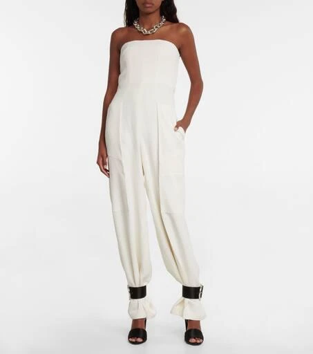Tom Ford Paneled bandeau satin jumpsuit 2