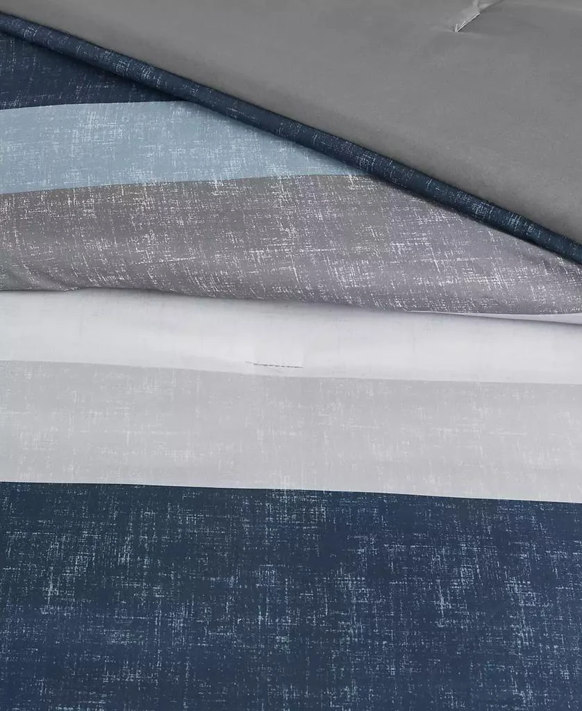 Madison Park Essentials Jaxon Wide Stripe 7-Pc. Comforter Set, California 8